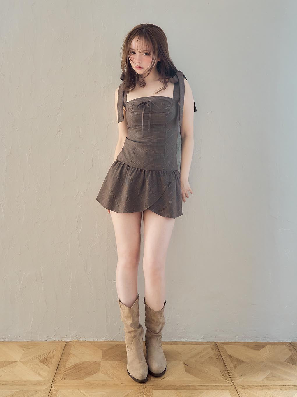 ANDMARY】Rojina ribbon dress