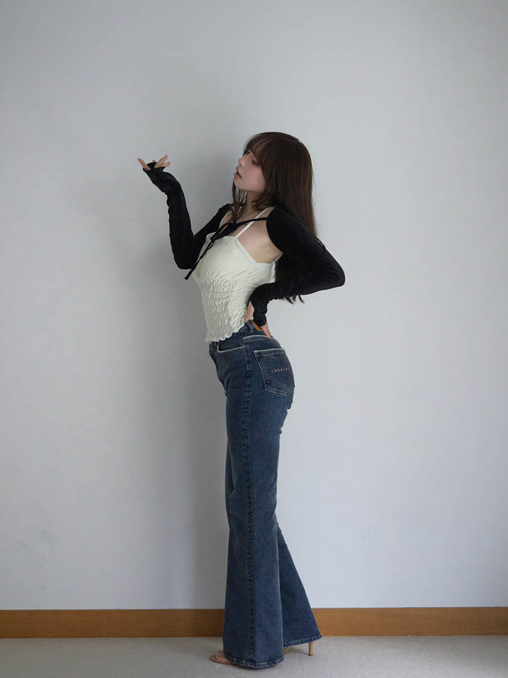 ANDMARY】Mei shirring tops