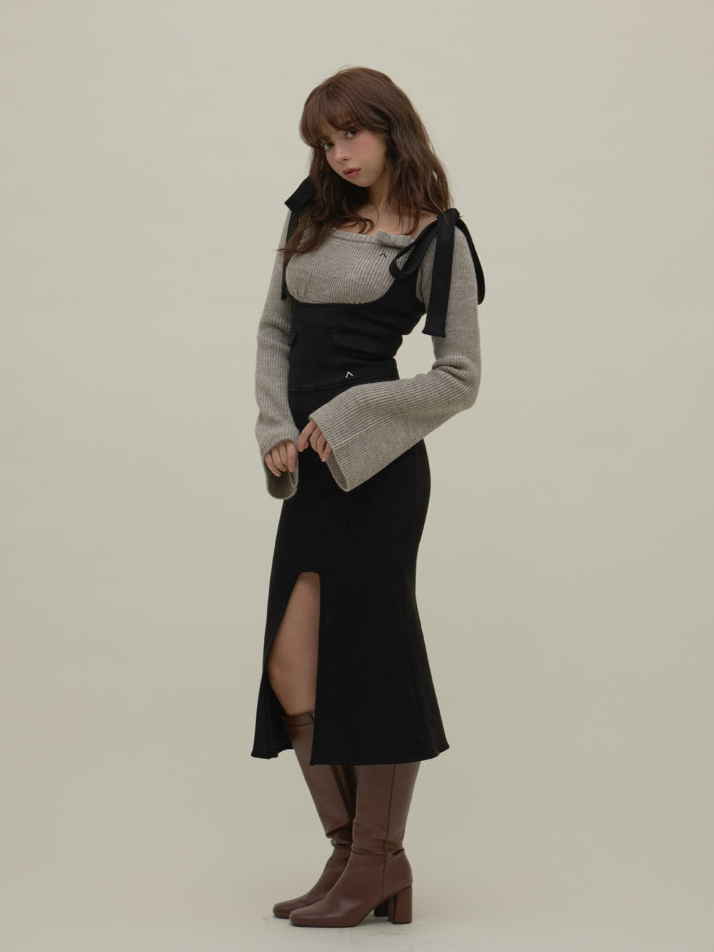 ANDMARY】Baby ribbon knit tops