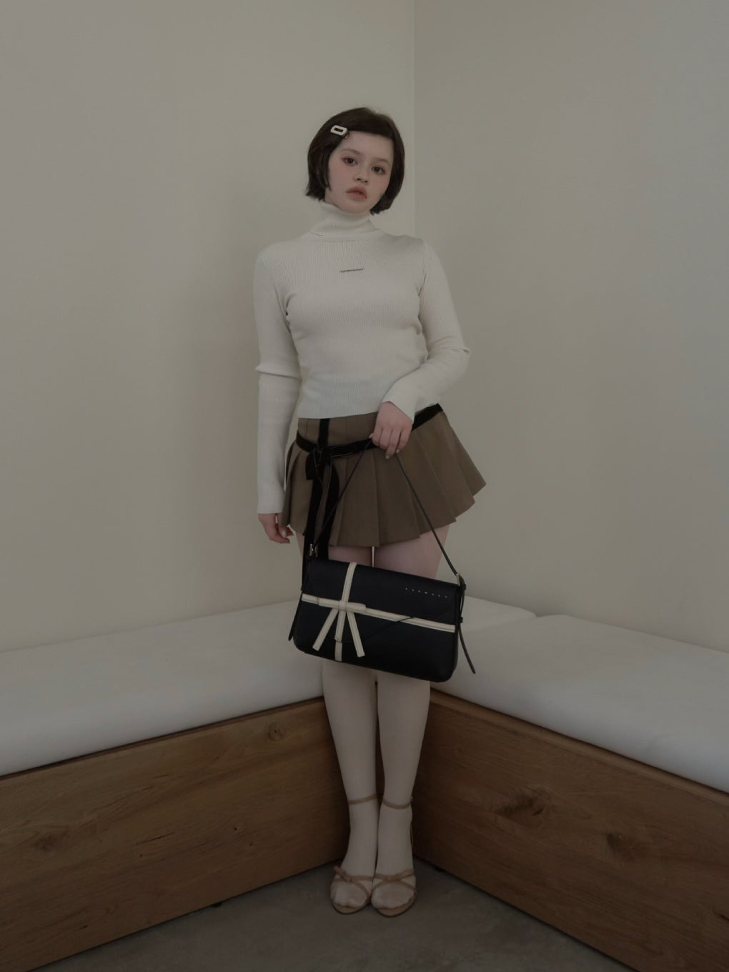 ANDMARY】Mary turtle knit tops