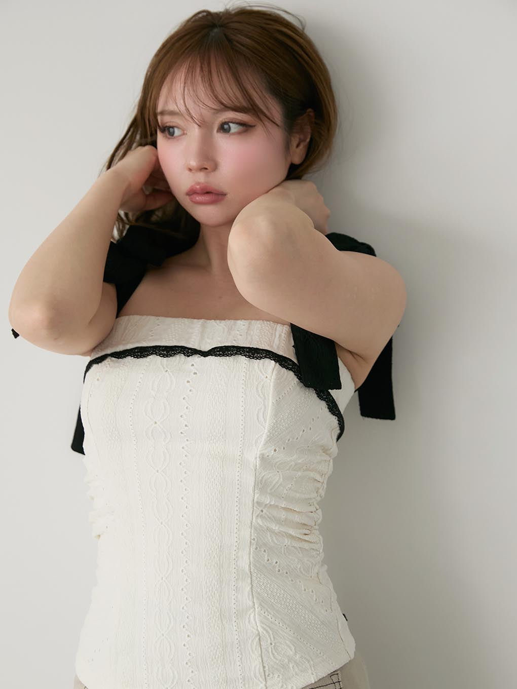 ANDMARY】Samantha ribbon tops