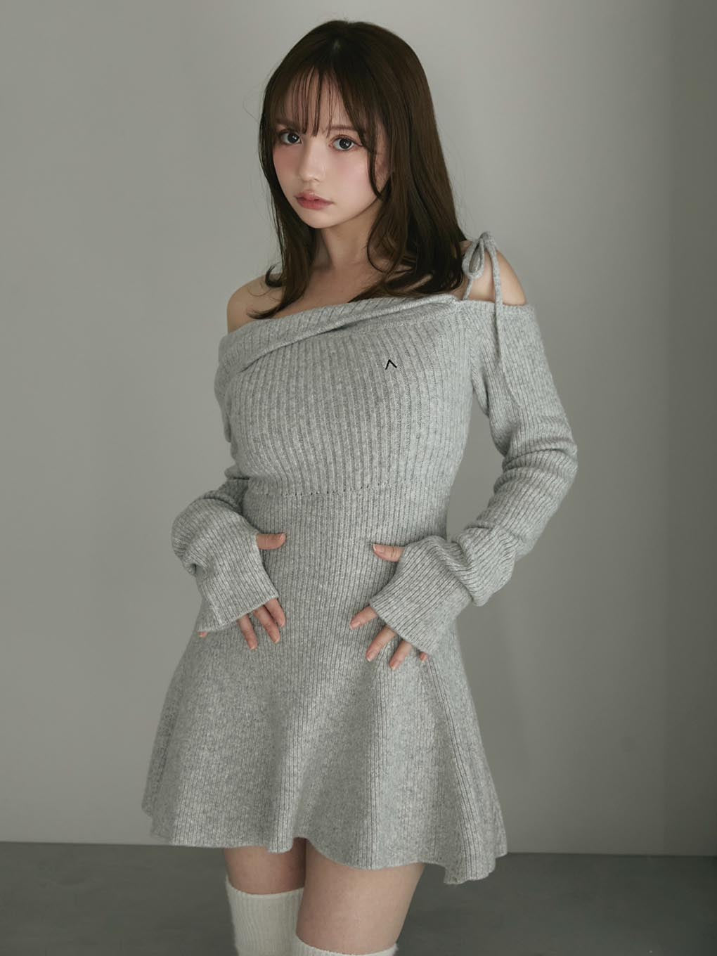 ANDMARY】Wendy flare mini dress