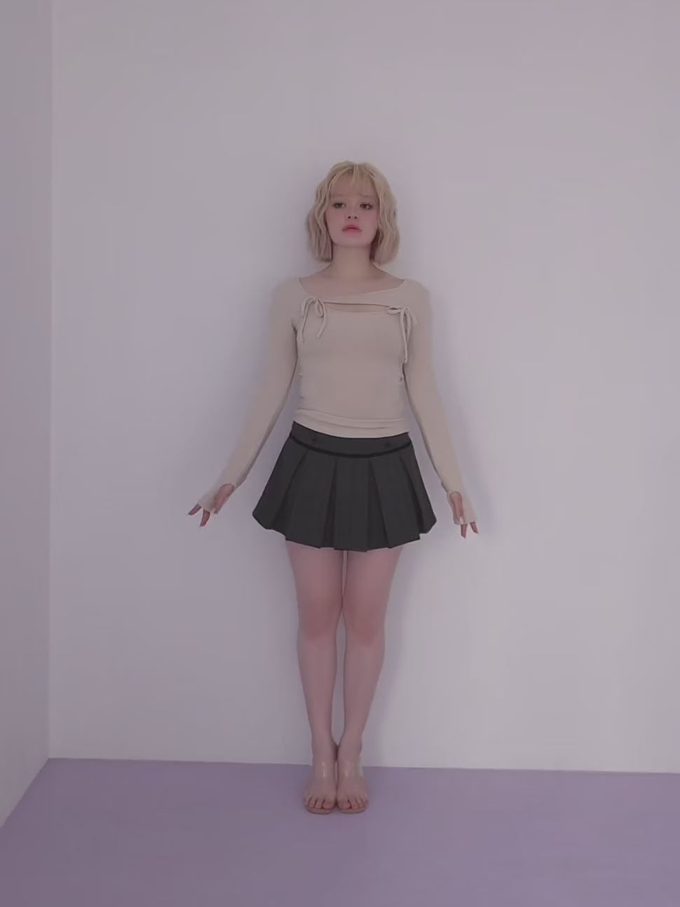 ANDMARY】Ami ribbon tops