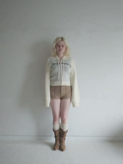 ANDMARY】Jeniffer knit hoodie set