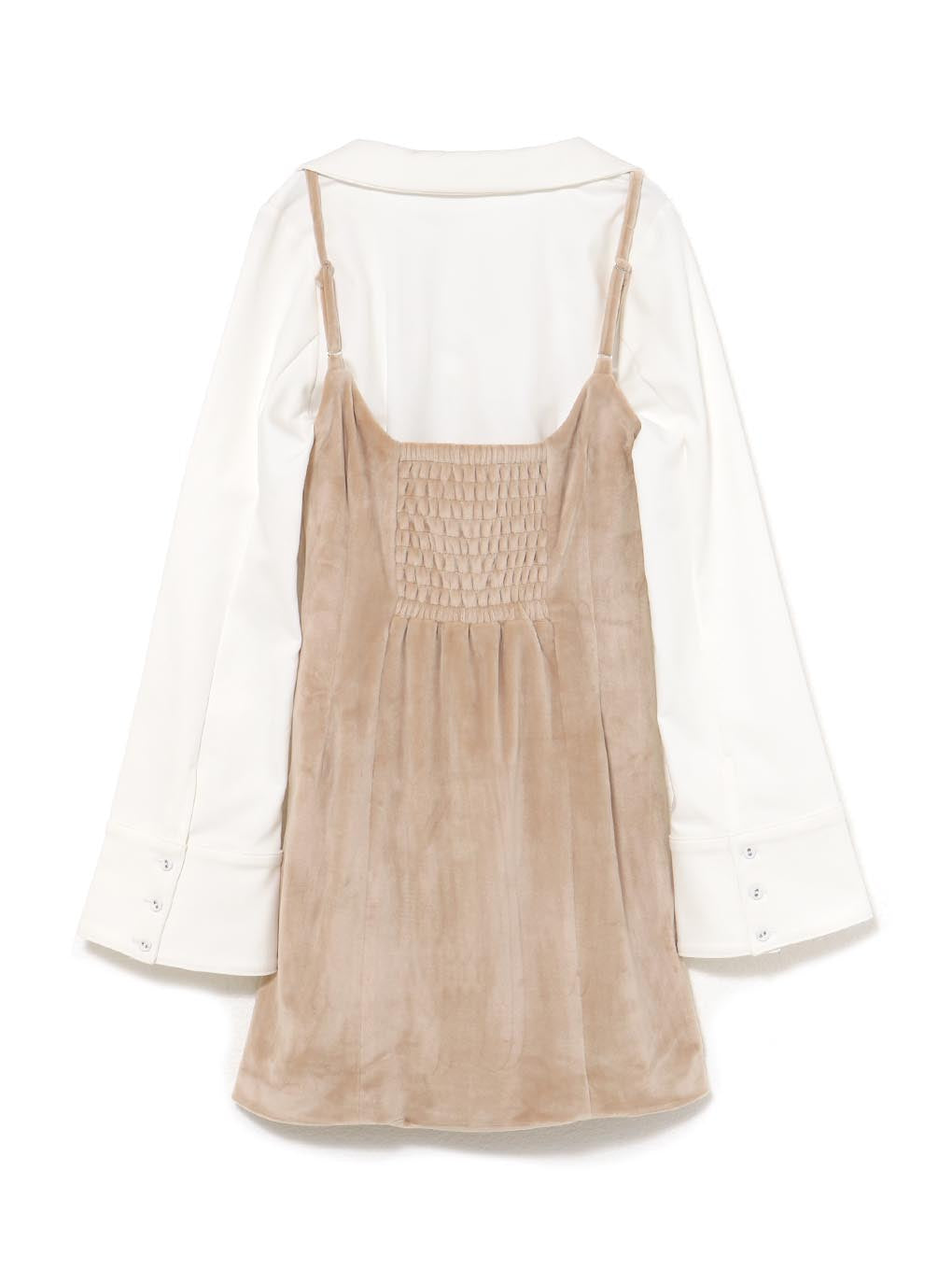 ANDMARY】Betty velour mini dress