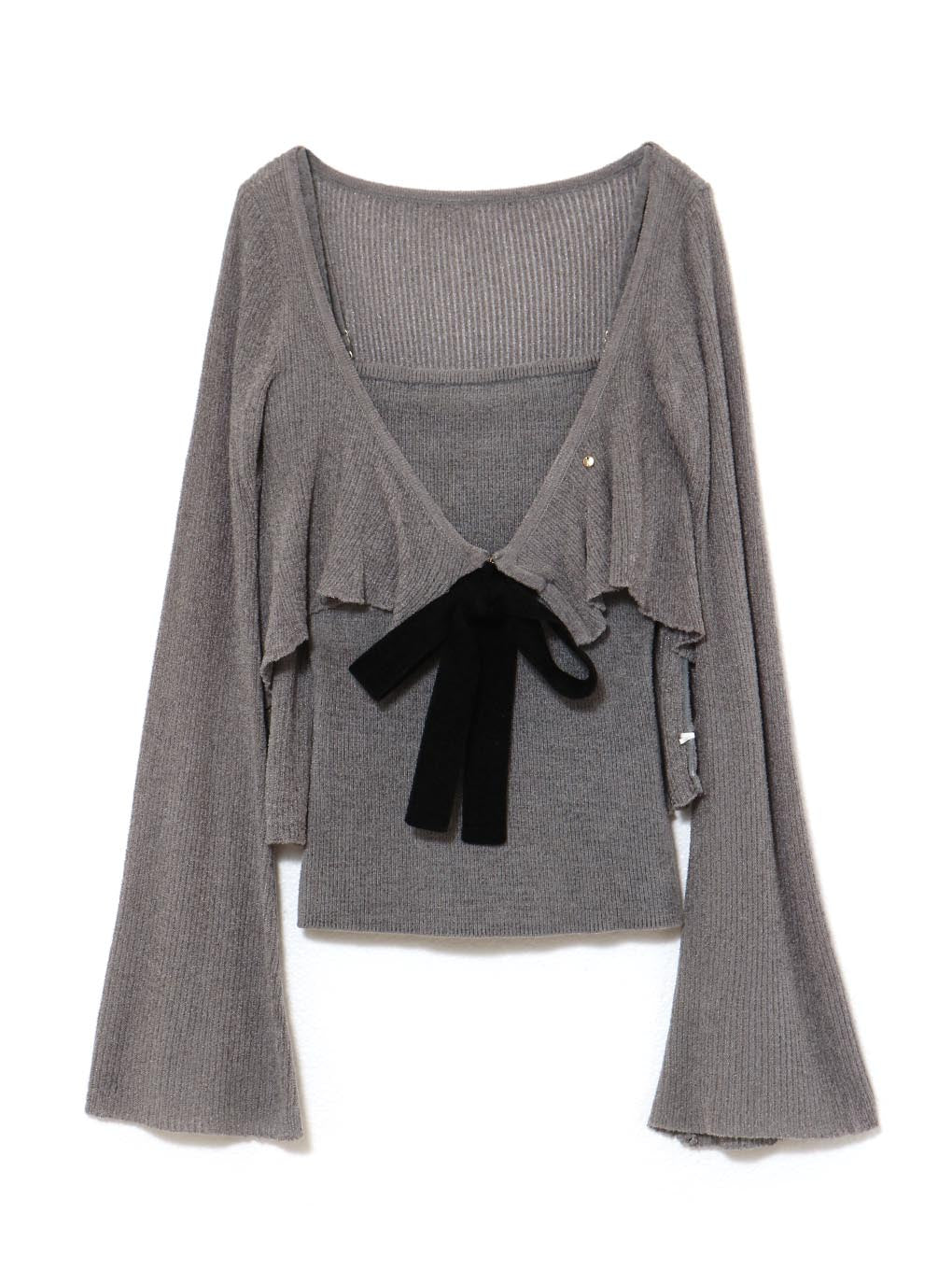 ANDMARY】Emma knit flare cardigan set