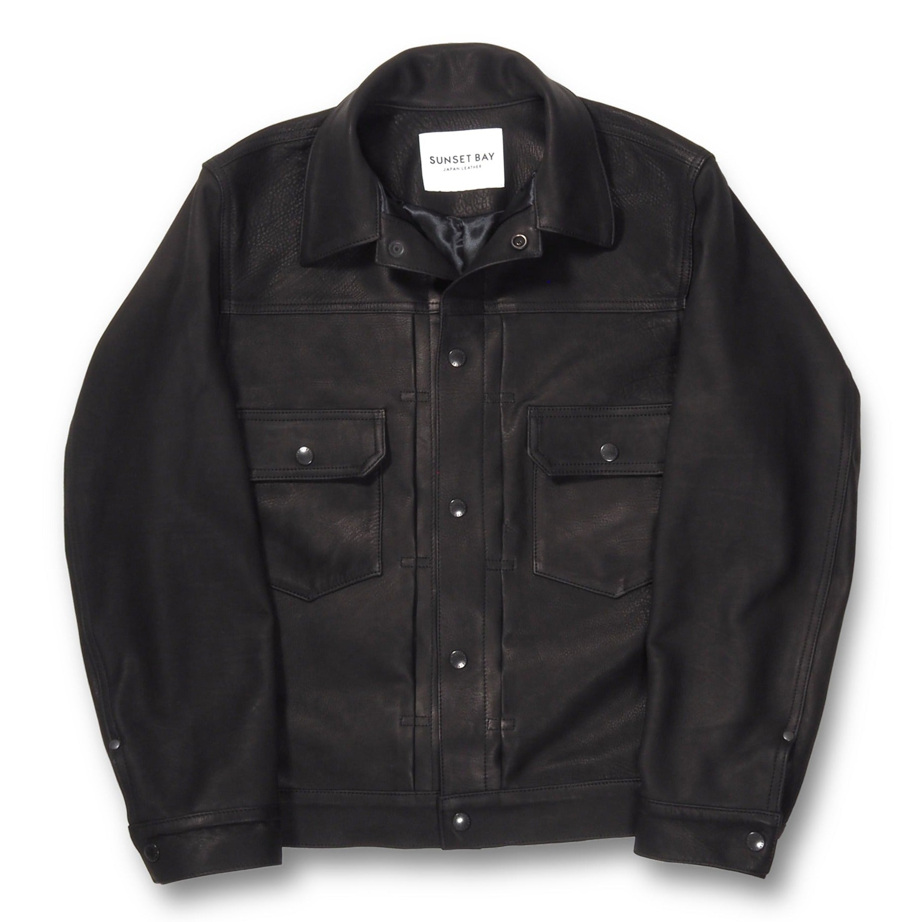 SUNSET BAY -NATALIE CALF HUDSON- BLACK – anemoscope