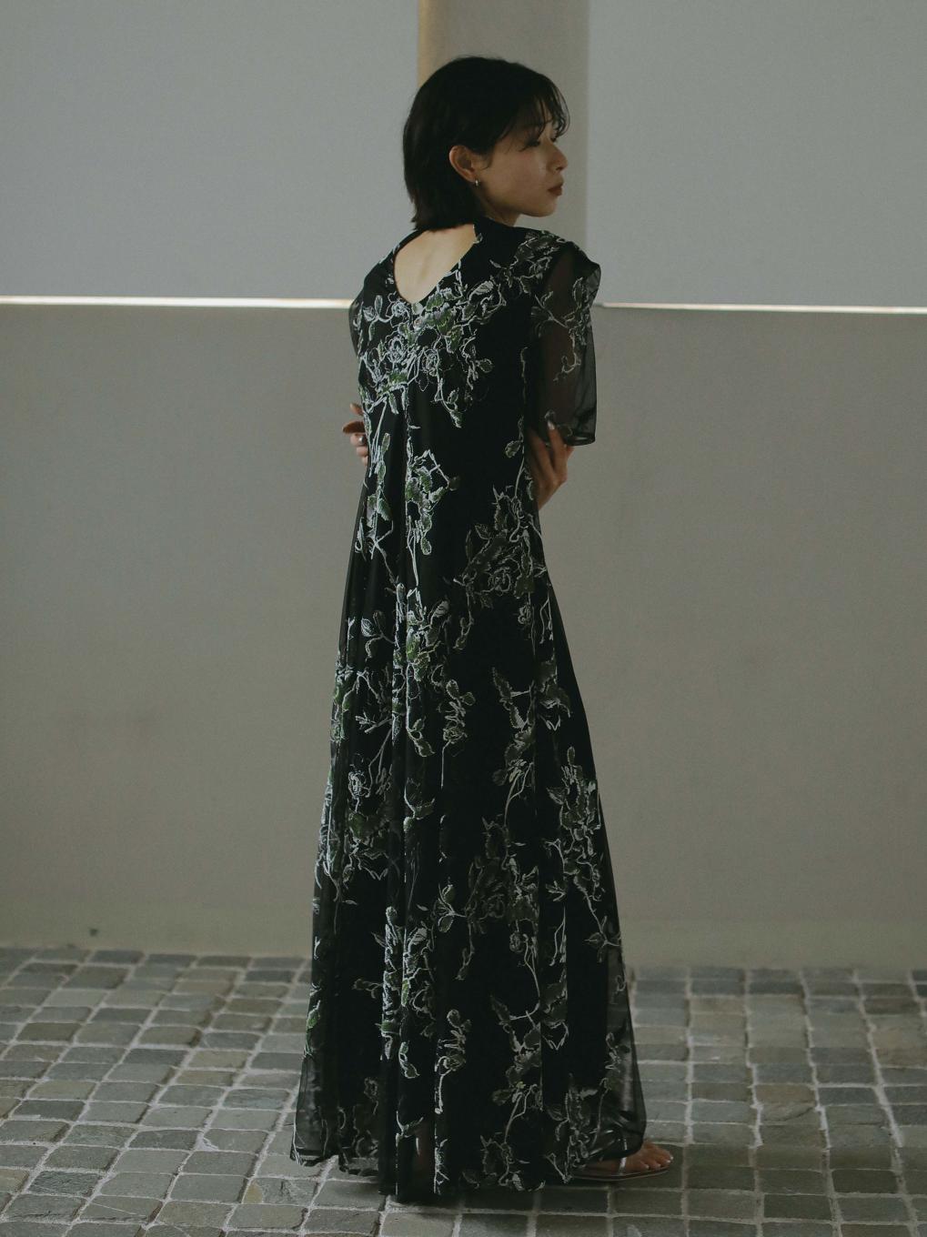 Ameri Vintage アメリヴィンテージ / 2WAY WILD ROSE CANVAS ART DRESS