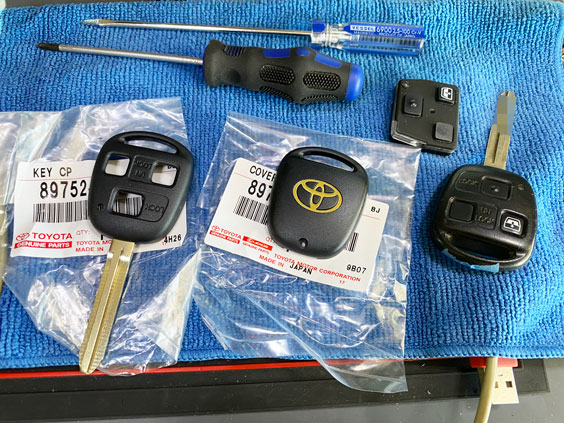トヨタ ハイラックスサーフ キーレスのスペアキー作成 | 国産車から