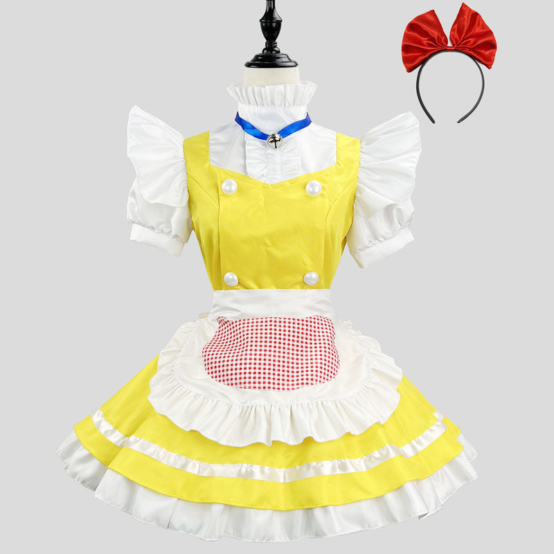 大きいサイズ レディース｜しっかり者妹ロボット風メイド服ワンピース