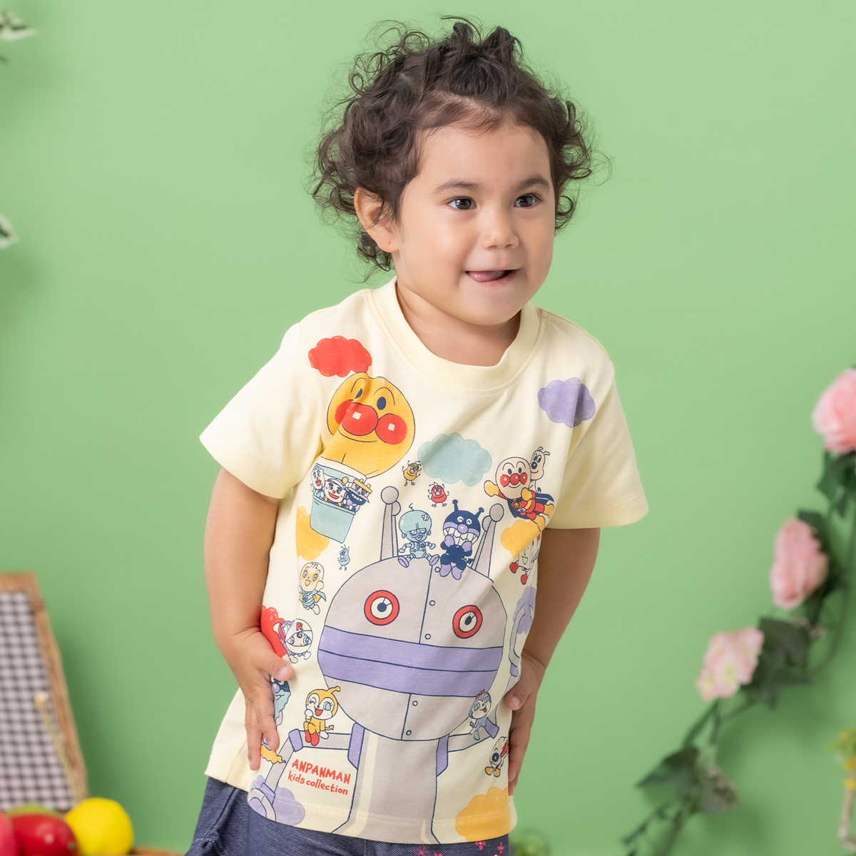 だだんだんとなかまたち柄半袖Tシャツ｜アイテム｜アンパンマンキッズ