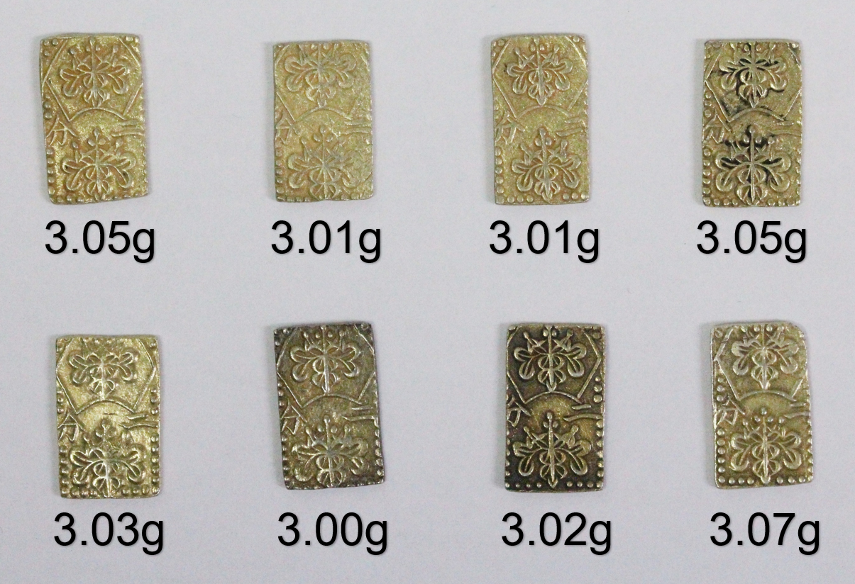 遺品整理 明治二分金3枚セット 明治二分判金 ｜骨董品買取 緑和堂