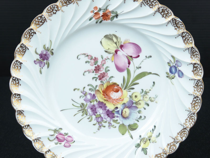 ドレスデン（Dresden）の プレート（皿） ドイツのアンティーク雑貨