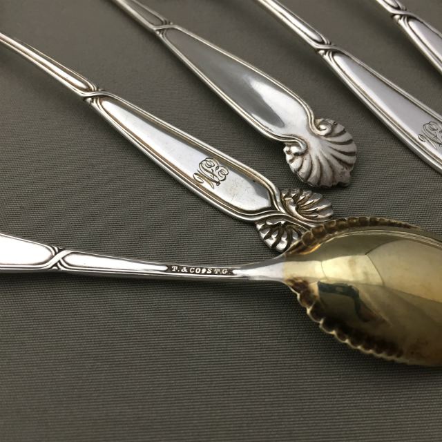 ティファニー「金彩 コーヒースプーン 6本セット」《アンティックかとう》