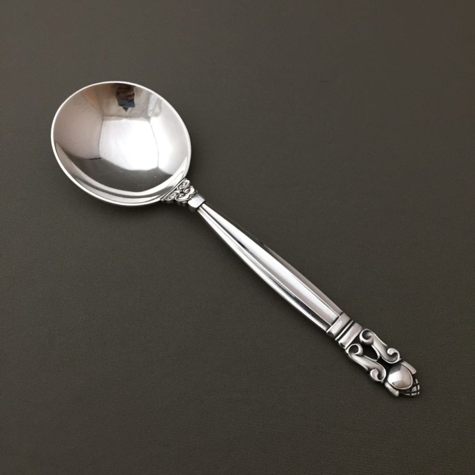 ジョージ・ジェンセン「“Acorn” スープスプーン 長さ13cm