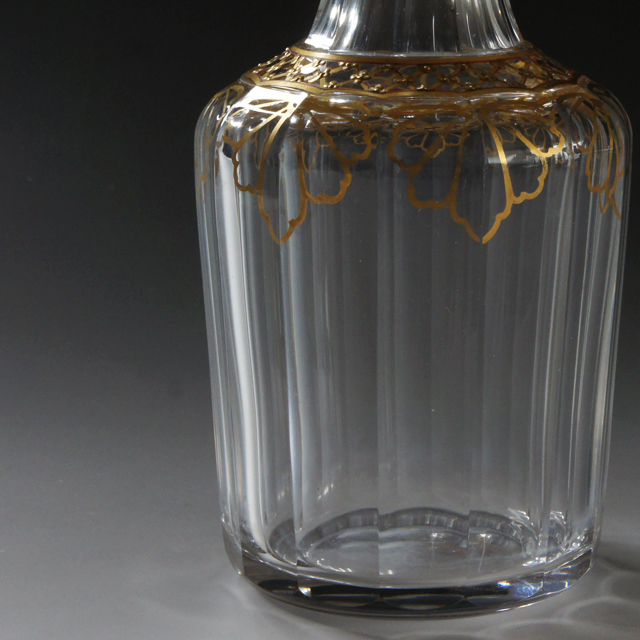 ルイ・ダモン「Damon × Daum 金彩花文リキュールボトル