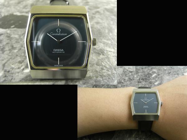 オメガ コンステレーション ヘキサゴンケース ブルーダイヤル 1973年