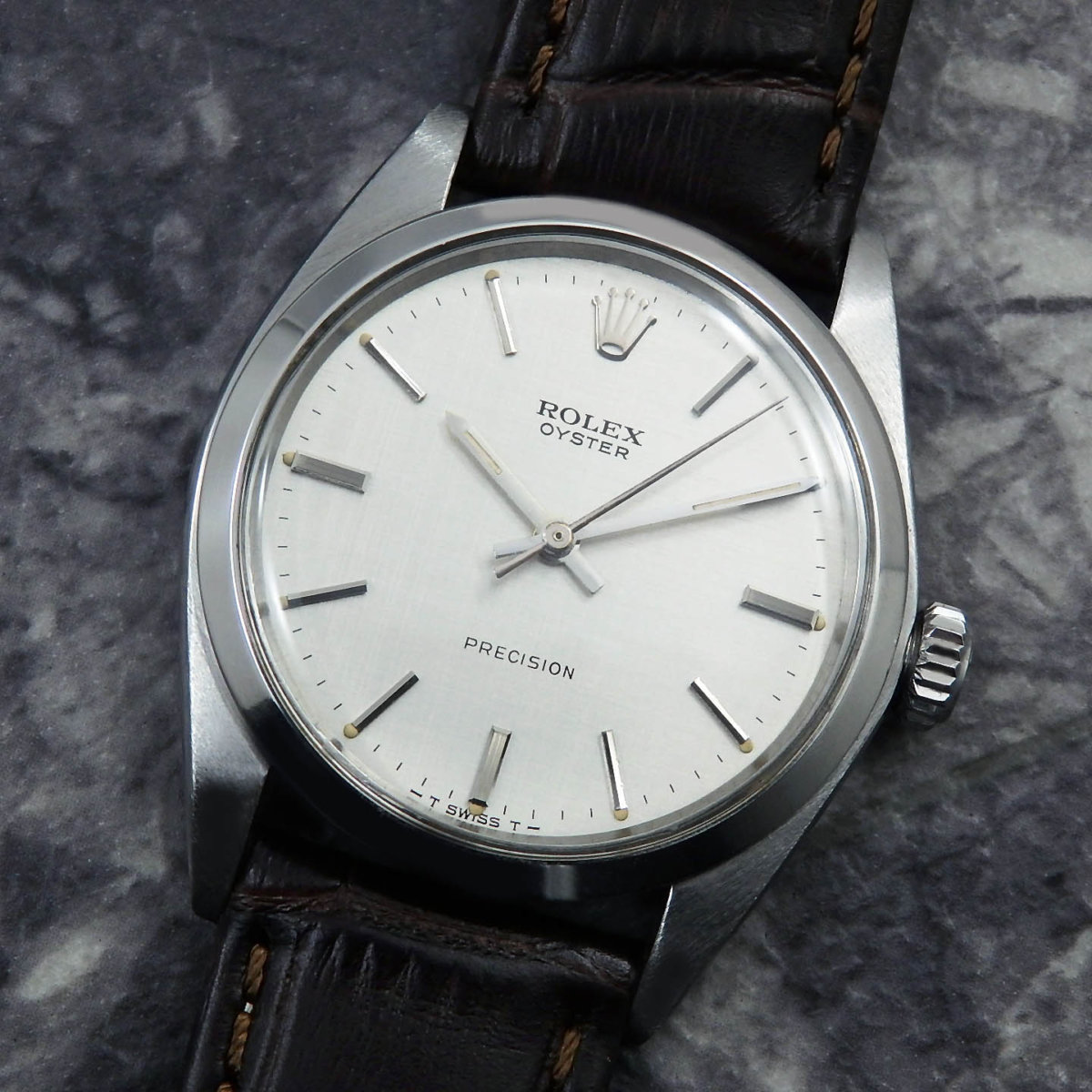 ロレックス オイスター 絹目文字盤/リネンダイアル Linen Dial 希少