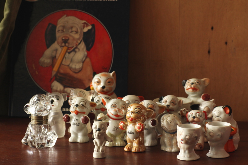 アンティークスーティーエッグカップ sooty イギリス アンティークス