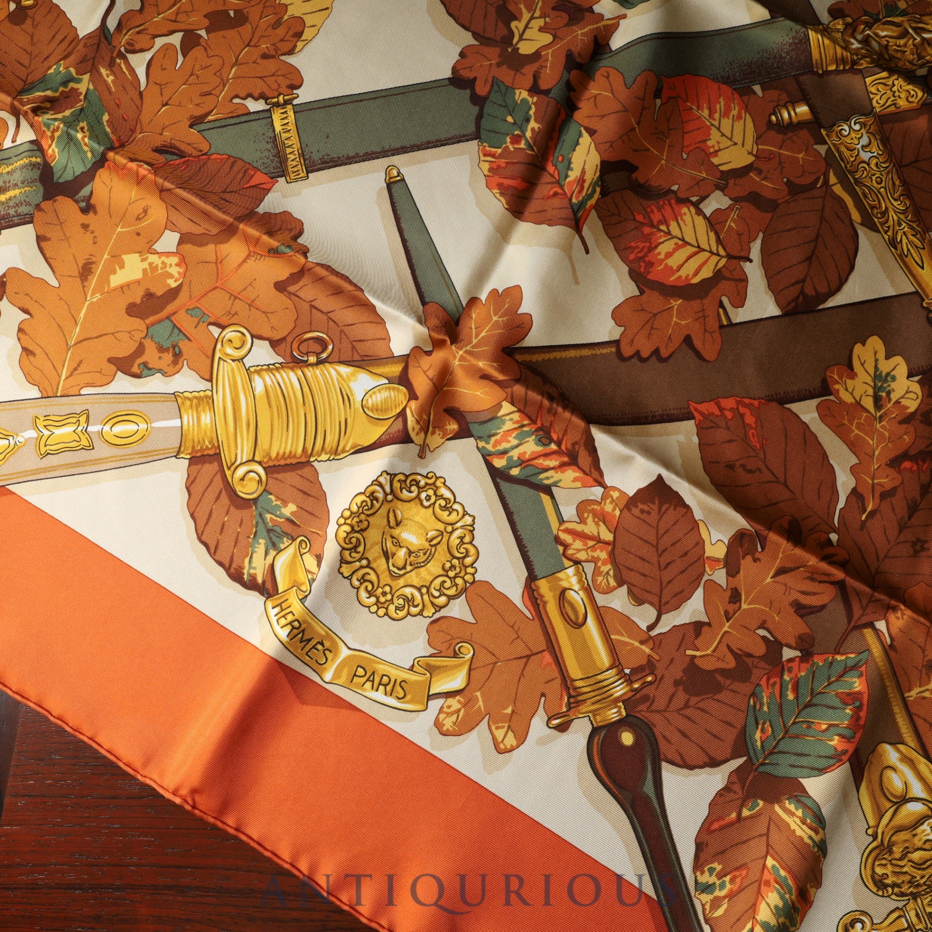 エルメス スカーフ カレ90 力強く SILK100% 箱 | 東京銀座の