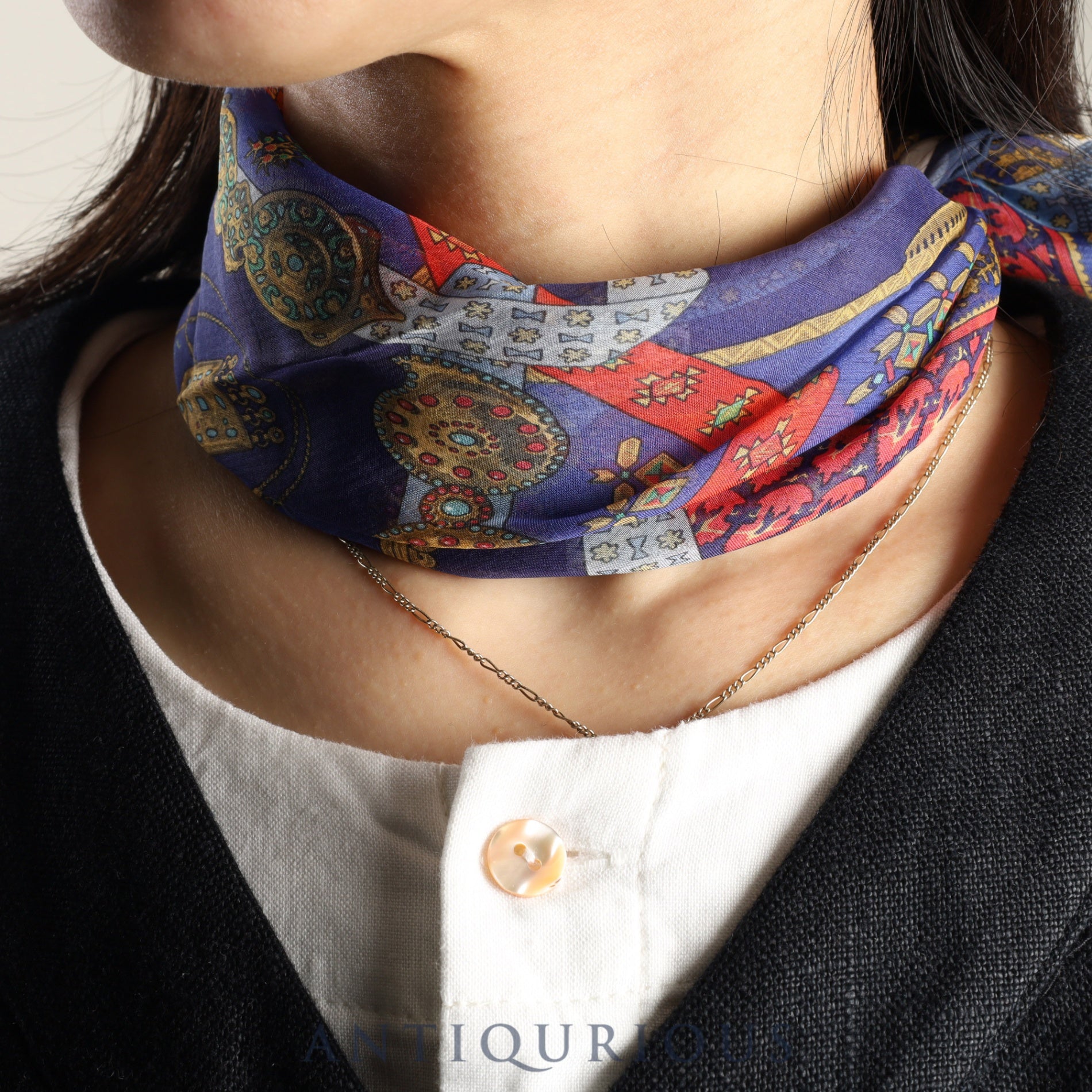 エルメス スカーフ カレ45 J.Abadie SILK100% | 東京銀座の