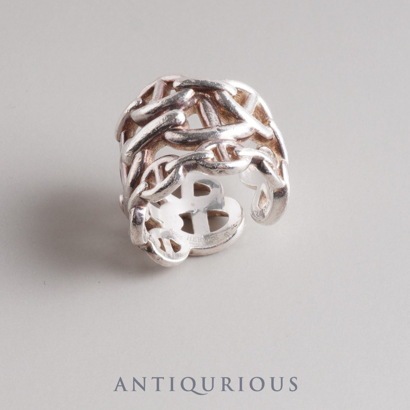 エルメス リング シェーヌダンクル アンシェネ GM SV925 #51 | 東京