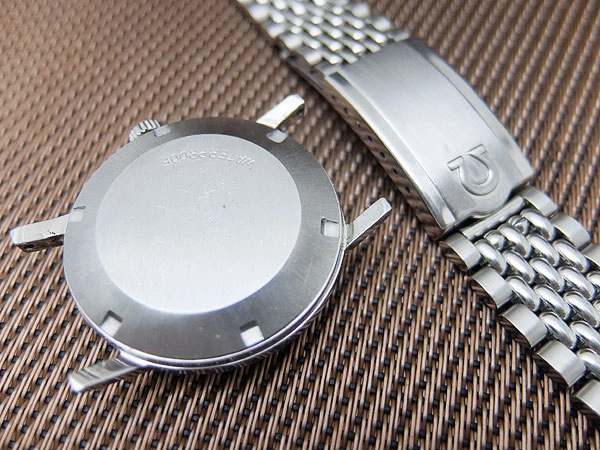 O-8134| オメガ ジュネーブ Ref.166.070 Cal.565 SS ラウンド ブルー