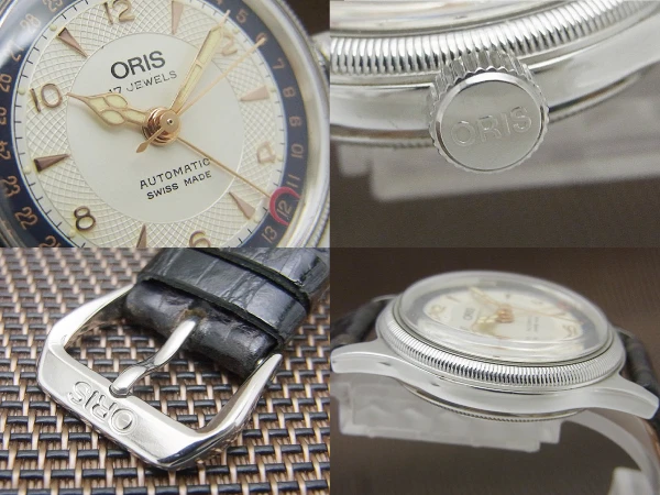 HA-6874| オリス ビッククラウン ポインターデイト Ref.7400B SS