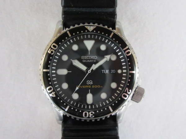 JA-0588| セイコー ダイバー 200M 5H26-7A10 クオーツ 80年代 海外