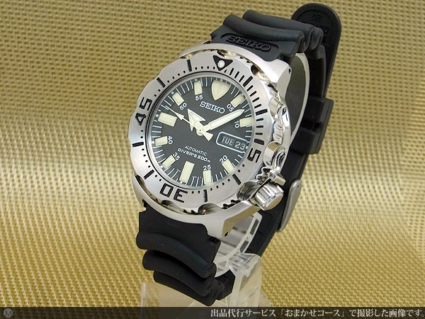JA-1255| セイコー ブラックモンスター ダイバー 7S26-0350