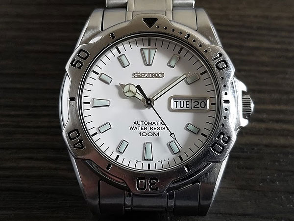 JA-2535| セイコー 7s26-0180 海外ダイバー 100M 自動巻