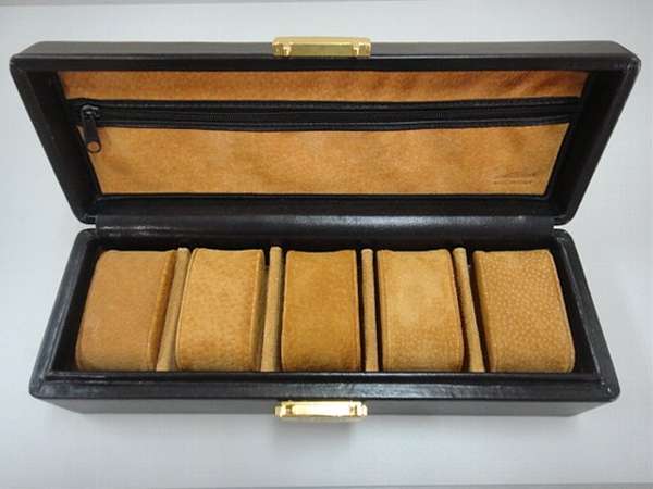 サーロンドス 時計ケース 本革 5本収納 | アンティーウオッチマンは