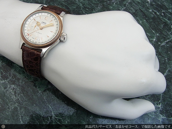 ORIS オリス 逆回転ポインターデイト 貴品溢れるコインエッジベゼル