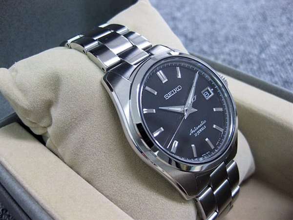 セイコー SEIKO メカニカル メンズ 機械式 ブラック SARB033 保証書