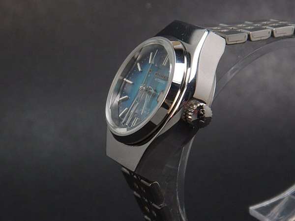 シチズン 未使用 コスモスターV2 自動巻き レディース 21石 ブルー