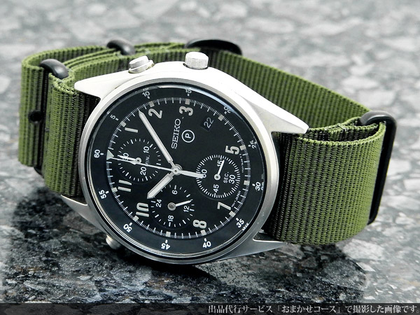 セイコー SEIKO 英国防省採用モデル ミリタリークロノグラフ
