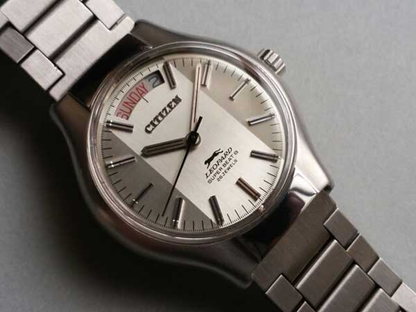 シチズン 希少モデル レオパール スーパービート8 初期型 変わり文字盤