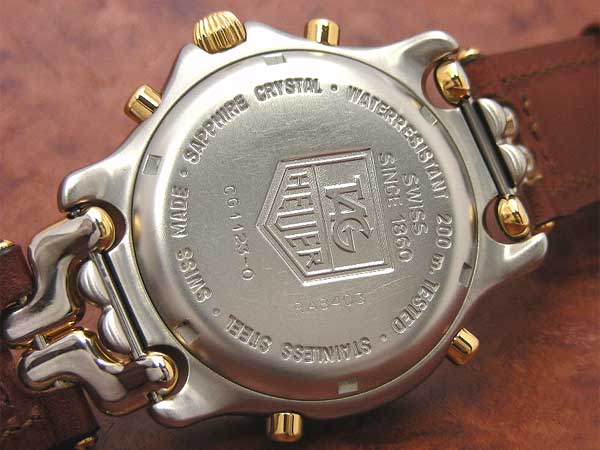 タグ・ホイヤー セナモデル CG1123-0 クオーツ クロノグラフ 保証書