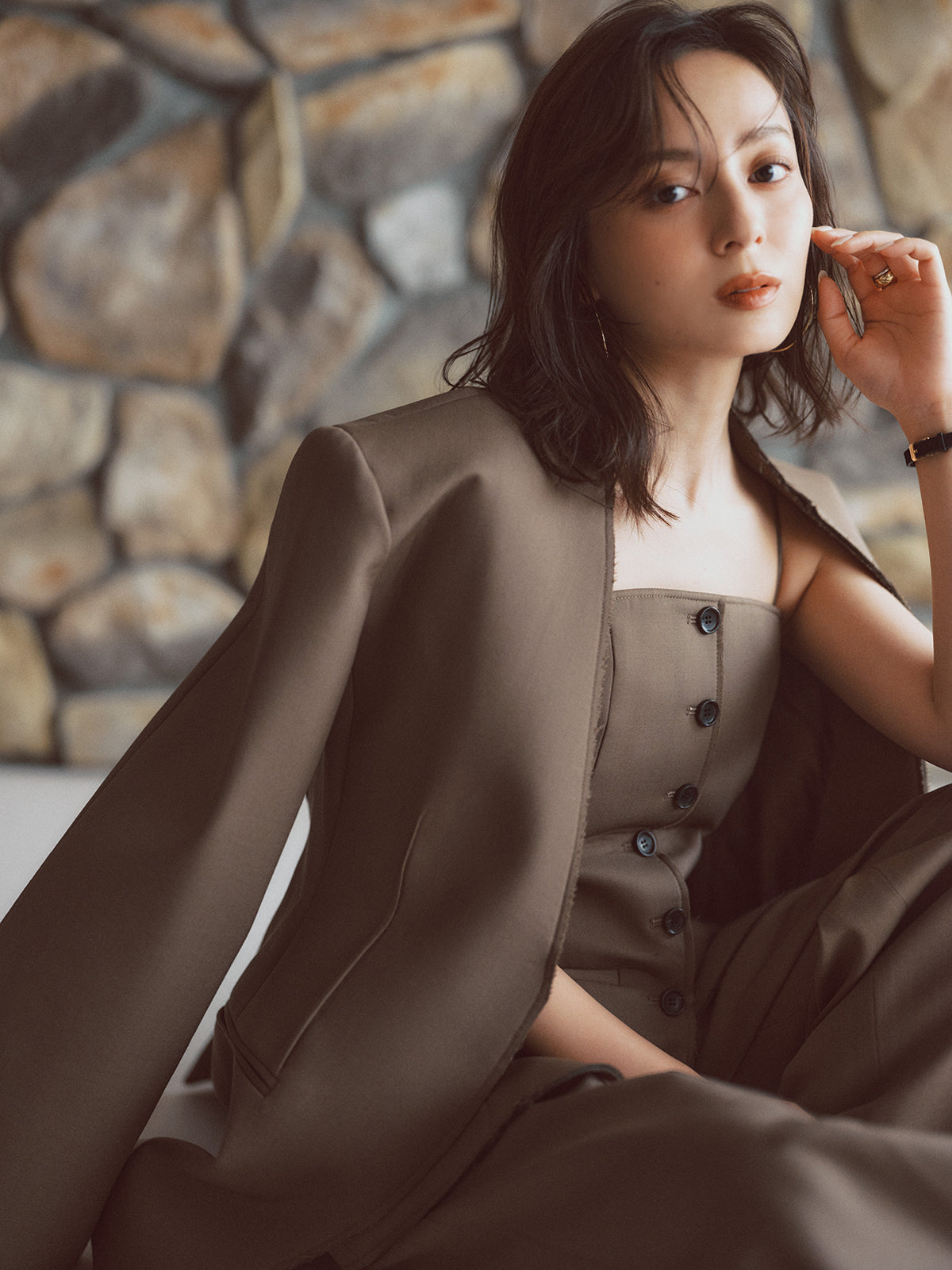 WEB限定】ボンディングフォルムジャケット