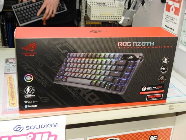 ASCII.jp：ハイエンドワイヤレスゲーミングキーボード「ROG Azoth」が