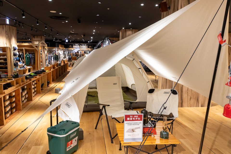 アルペン×コールマンの共同開発アイテム見てきた。新色デザートサンド