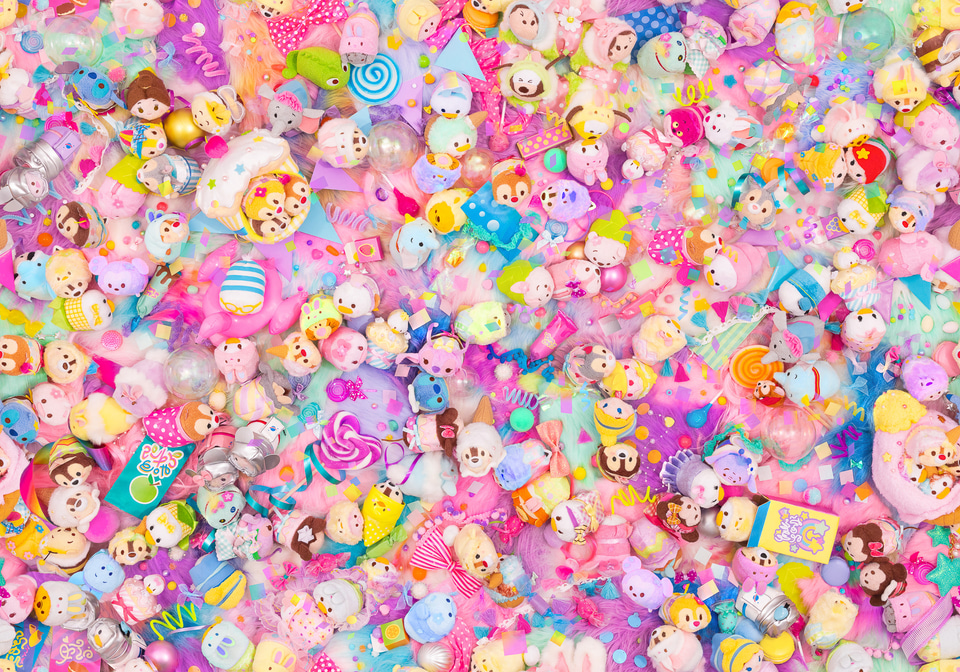 ディズニーストア、ツムツム10周年の記念コレクション。カラフル