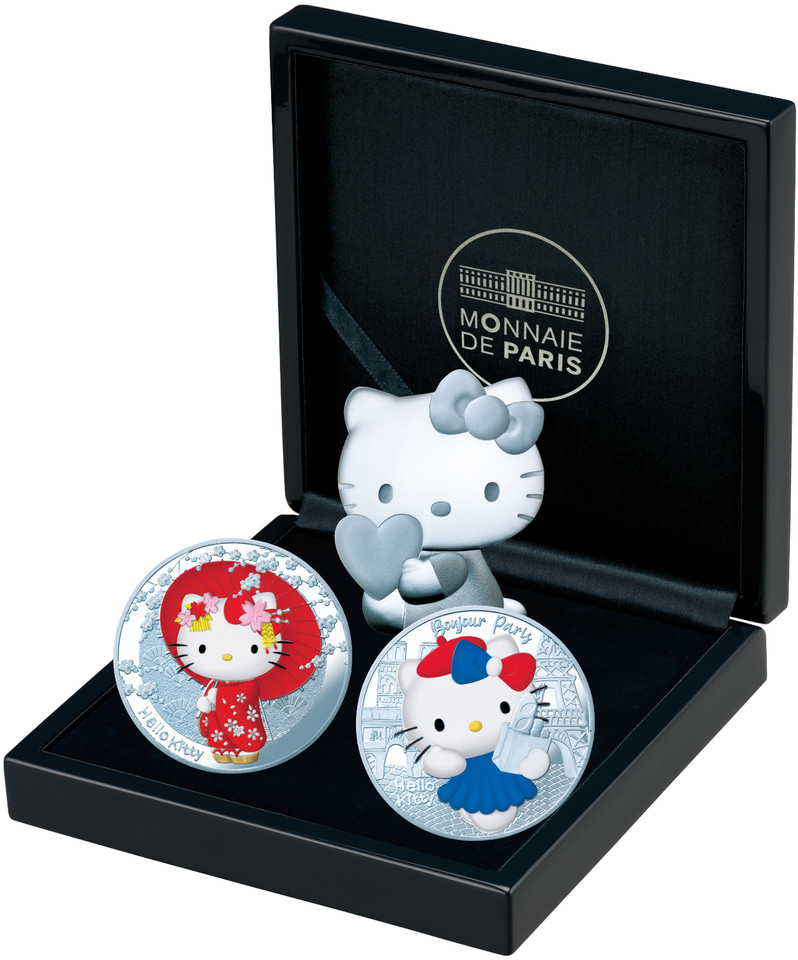 フランス国立造幣局が鋳造する「ハローキティ50周年記念コイン」全国の