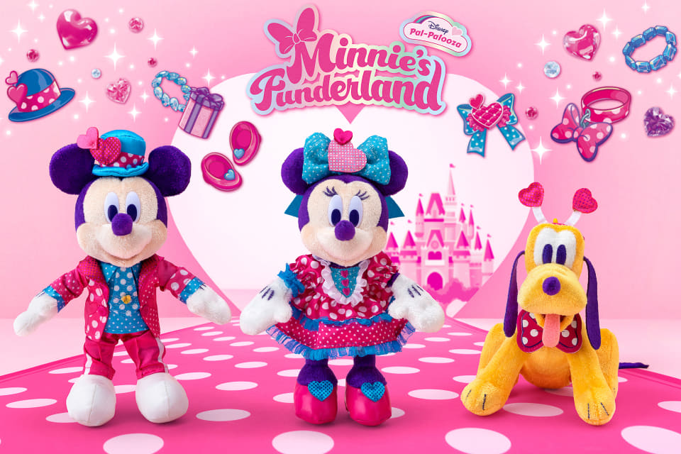 パルパル ファンダーランド ミニー ぬいぐるみ & ショッピングバッグ