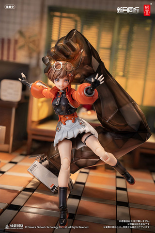 スマホゲーム「新月同行」より新月エージェントの「千秋」がアクション