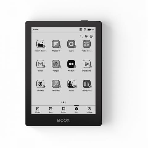 文庫本サイズの6型電子ペーパーAndroidタブに新型「BOOX Go6