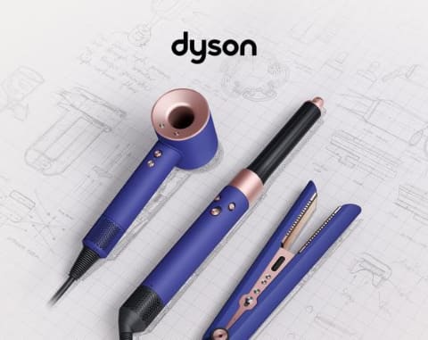 ダイソンのドライヤーやスタイラーにブルーとピンクの限定カラー