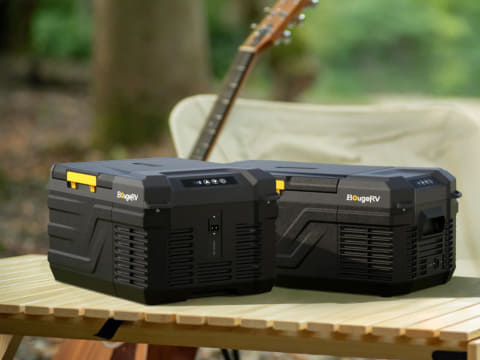 20℃まで冷やせるポータブル冷蔵庫、BougeRV - 家電 Watch