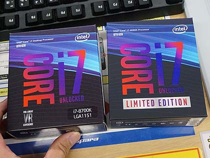 8086誕生40周年を記念した「Core i7-8086K Limited Edition」が発売