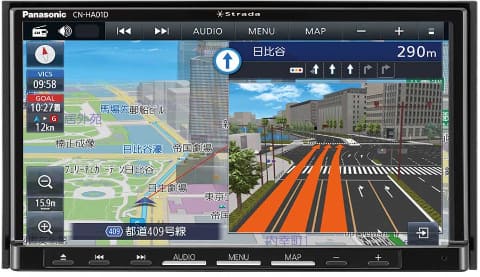 パナソニック、極サラウンドとHD美次元マップ搭載ナビ「ストラーダ